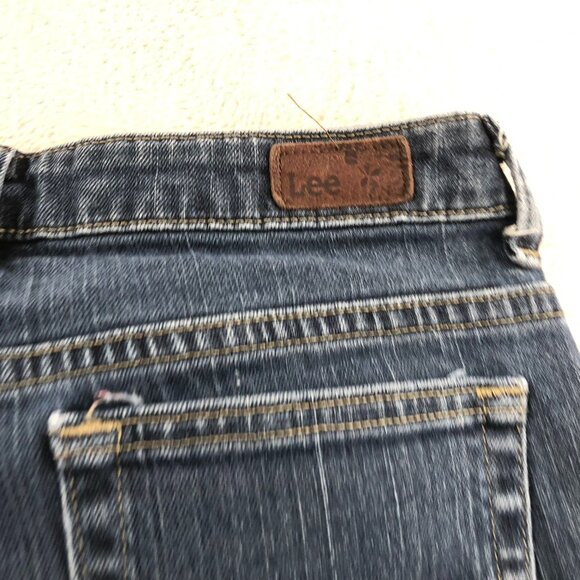 2 Lee Womens Jeans Size 6 Medium Lot Of Two Bue Denim Natural Bootcut Leg Casual - Picture 15 of 16